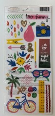 American Crafts/Amy Tangerine Finders Keepers Clear Stickers-65 Pieces
