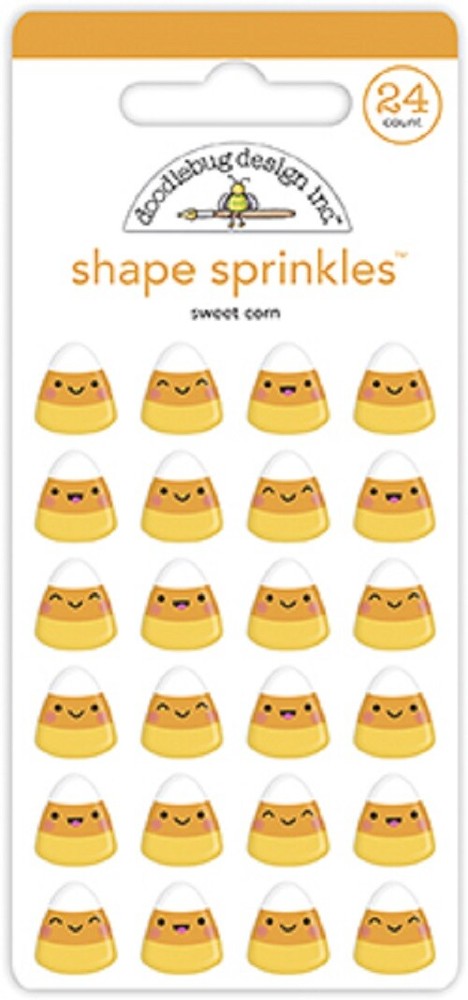 Crafts Doodlebug Sprinkles Halloween Sweet Corn Candy Corn Smiley Faces
