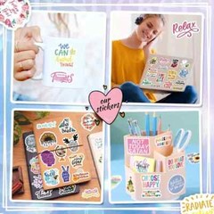 300 PCS Inspirational Stickers for Adults, Motivational Water Bottle Stickers