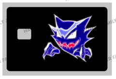 Pokemon Haunter Ghost Fan Art Credit Card Decal