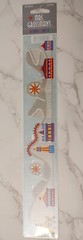 NOS Mrs Grossman’s Design Lines Circus Fair Rollercoaster Sticker Strip 1998