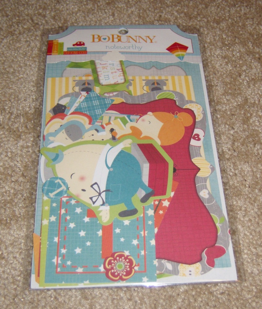 Bo Bunny Noteworthy Page Accents ~ Toy Box