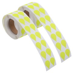 2 Rolls Neon Color Coding Stickers Self Adhesive Labels For Jars