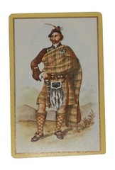 1900’s Golfer, Buchanan Clan Scotsmen Cards Junk Journal Scrapbooking Crafts