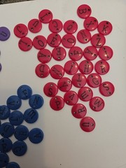 Vintage Making Memories Metal Alphabet Charms Tags Lot Red Blue Purple 94 Pc
