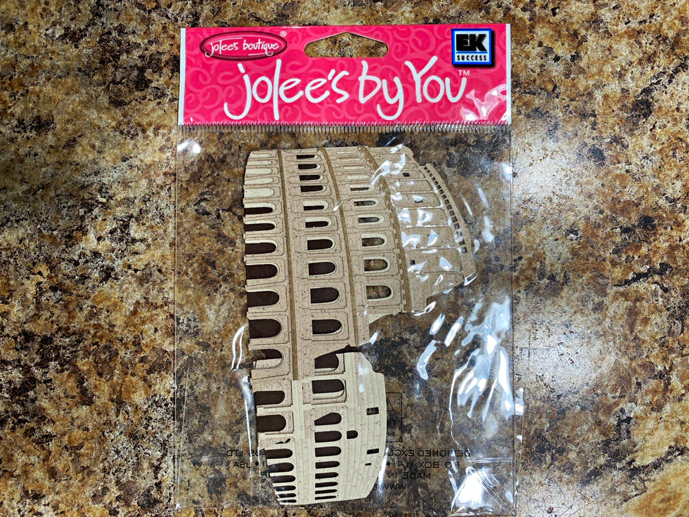 Jolee’s Boutique Dimensional Stickers Italy Theme, Multicolor Scrapbooking