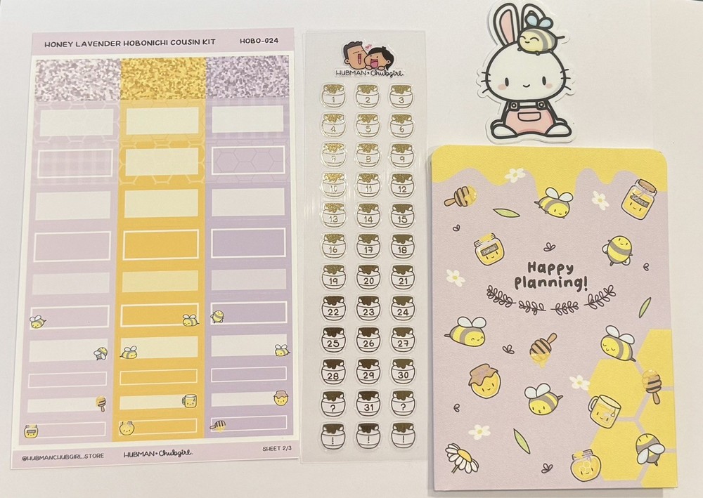 Hubman and Chubgirl Honey Lavender Lot NEW
