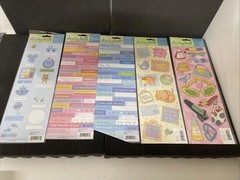 K&C Marcella K & Daisy Hill Recollections Scrapbooking Big Sheet Stickers BLK 69