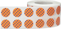 Circle Polka Dot Stickers | 0.5″ Inch Round | 1,000 Pack | Pick One Color