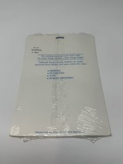 NEW Vintage 1984 RAZZLE DAZZLE Hallmark Sticker Sheets Silver Foil Warning Signs