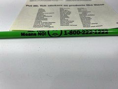 1972 Mr. YUK Pittsburgh Poison Control Center Sticker Sheet And Pencil NEW