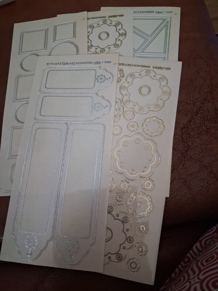 5X STICKERS SCRAPBOOKING NEW (ST1498) MIX TRANSPARENT