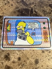 (6) Vintage 80’s/90’s Simpsons Prism Vending Machine Stickers The Simpsons