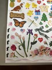 1 Mrs Grossmans Large Sheet Stickers Magic Collection pets flowers gifts cookies
