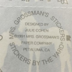 Mrs. Grossman’s PONY/HORSE Stickers. 8 Squares. 1991. Retired.