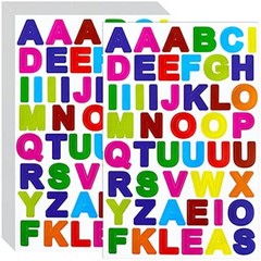 60 Sheets 2880 Pieces Alphabet Letter Stickers Self Adhesive Colorful Sticker