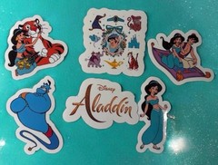 Sticker Pack | Aladdin | Jasmine | Genie | Clear