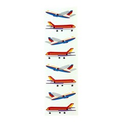 Mrs. Grossman’s Stickers 1 Strip Passenger Airplane Jets Travel 1997