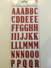 American Crafts Alpha Foam sticker bundle new