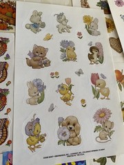 Large Mixed Lot of Vintage Current Inc Sticker Sheets plus other brands