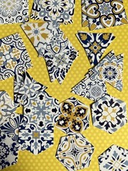 Lot Of Over 200 Moroccan Tile Sticker Kit Scrapbooking Junk Journal Kit
