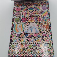 Lisa Frank Sticker Book 5 Sticker Sheets 600 Stickers Bendon New Booklet