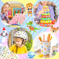 3900+ Stickers for Kids, 108 Sheets Reward Cute Stickers for Toddlers Students P