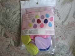 egg shaped foam stickers