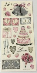 K Company *WEDDING* Scrapbooking Lot ~ Jolee’s Stickers ~ 16 Packs NEW