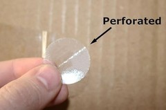 1 Inch Clear Sealing Stickers – 1000 Round Envelope Seal Labels, Mailing Supplie