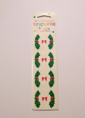Mrs. Grossman’s Lot of 3 Strips Brand New Package ~Garland~ Christmas Stickers