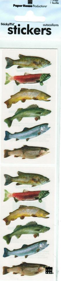 2217E – STICKER – FRESHWATER FISH