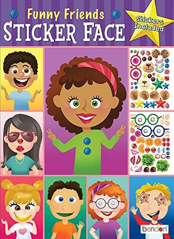 Create-A-Face Sticker Pad (Funny Faces)