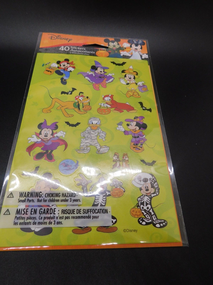 American greetings Disney mickey mouse halloween stickers 40 stickers