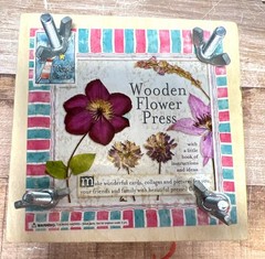 Wooden Flower Press For Crafting & Scrapbooking 4» x 4»