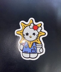 (3) Hello Kitty x Chief Keef Glo Gang Decal Stickers 2 inches collection