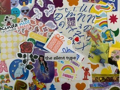 Assorted Stickers Lot PARTIAL Sheets-150+