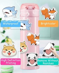 Waterproof 106PCS Non-Repeating Animal Stickers – Creative Fun for Everyone