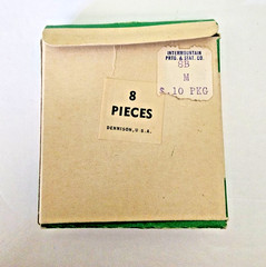 Vintage 50s Dennison Baby Gummed Seals in Original Box