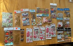 Scrapbook 3 D Stickers Lot Jolee’s Soft Spoken Recollections K & Co More New