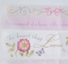 3pc Vellum Quotes 12″x2″ Non Adhesive Page Titles Embellishments Accents Lot#2