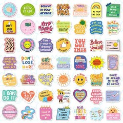 200PCS Motivational Stickers, Positive Affirmation Stickers for Kid Teen Adult