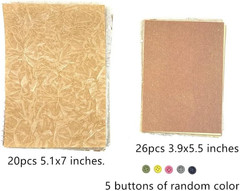 Textured Scrapbook Paper Mesh Fabric – Junk Journal Supplies Assorted Set 51 She