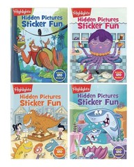 Highlights Hidden Pictures Sticker Fun for Kids Ages 3-6, 4-Pack, 64 Pages of…