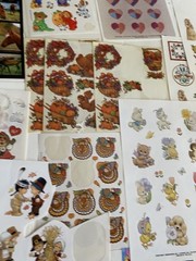 Large Mixed Lot of Vintage Current Inc Sticker Sheets plus other brands