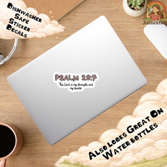 Christian Sticker Decal, Salvation By Grace Through Faith Sticker, Bible Verse