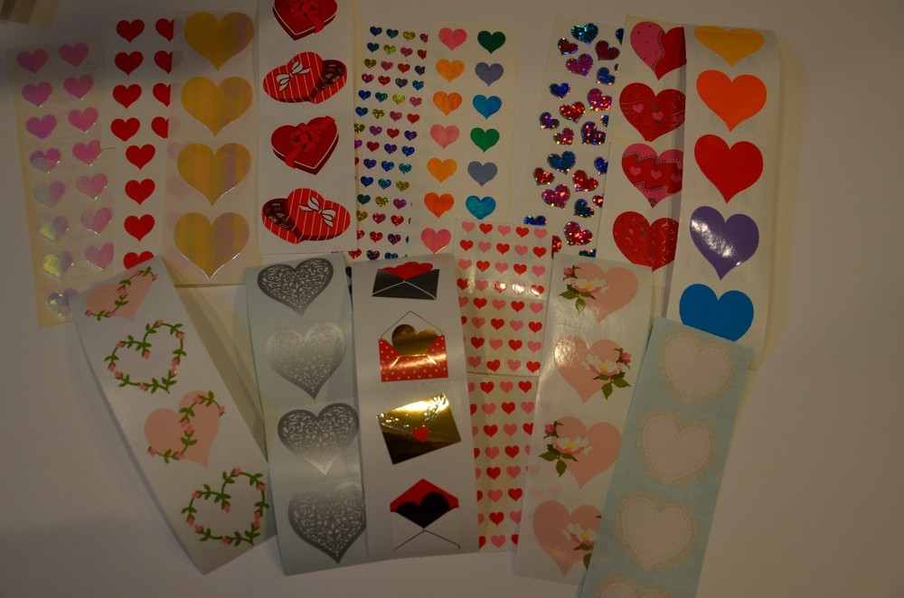 Mrs. Grossman Heart Stickers You Choose