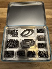 Stampin’ Up Hodgepodge Hardware Pewter Embellishment Kit Used Pics Of Remaining