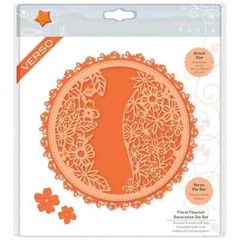 Tonic Studios METAL CUTTING DIE – FLORAL FLOURISH DECORATIVE DIE SET