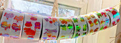 Rare Cotrin Vintage 80s 90s Stickers Off The Roll: Pearly, Opal, You Choose!